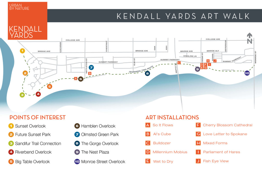 Kendall Yards Artwalk Map Kendall Yards